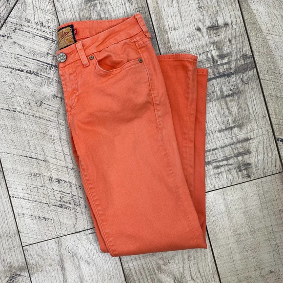 Vintage Dear John Coral Reef Skinny Jeans 27 - Picture 6 of 6